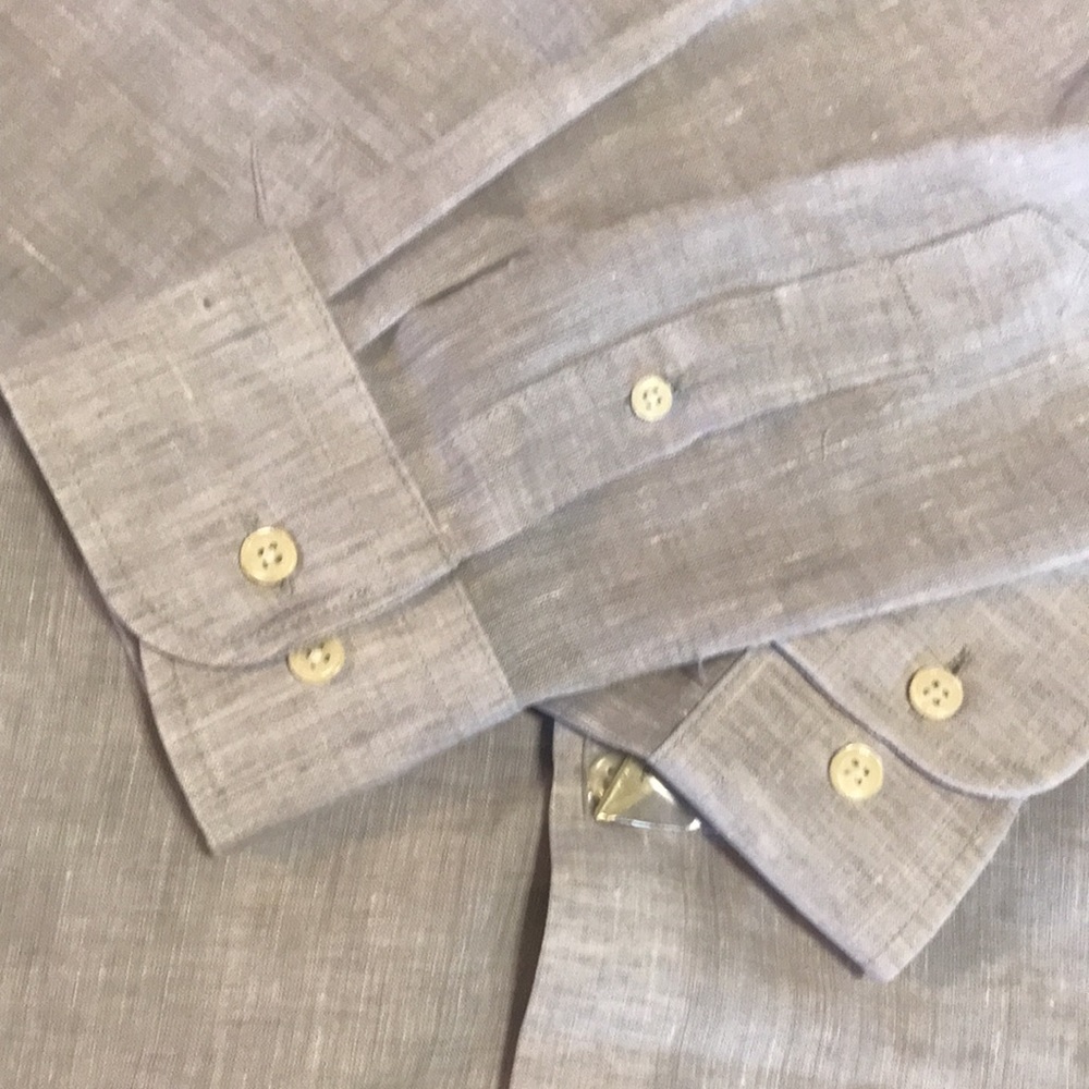 ❤️231)NWT Mens casual shirt by Joseph Abboud. Aero Linen multiple sizes - Picture 5 of 8